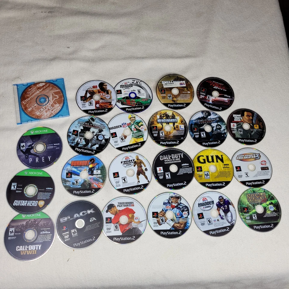 Video Games Lot PS2 Xbox 1 Racing Gaming Retro Y2k Sports Call of Duty GTA Gun - Image 4 of 4