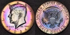 2024-P Kennedy Half Dollar rainbow toning (59-56)