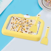 Rolled Ice Cream Maker Stainless Steel Instant Cold Plate for Home