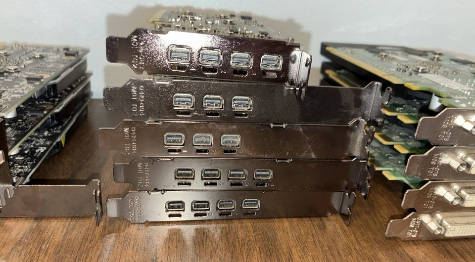 NVIDIA Quadro Lote Mixto P400 P1000 K2200 P620 Video GPU Tarjeta Gráfica Lote de 14 Foto 4 de 4