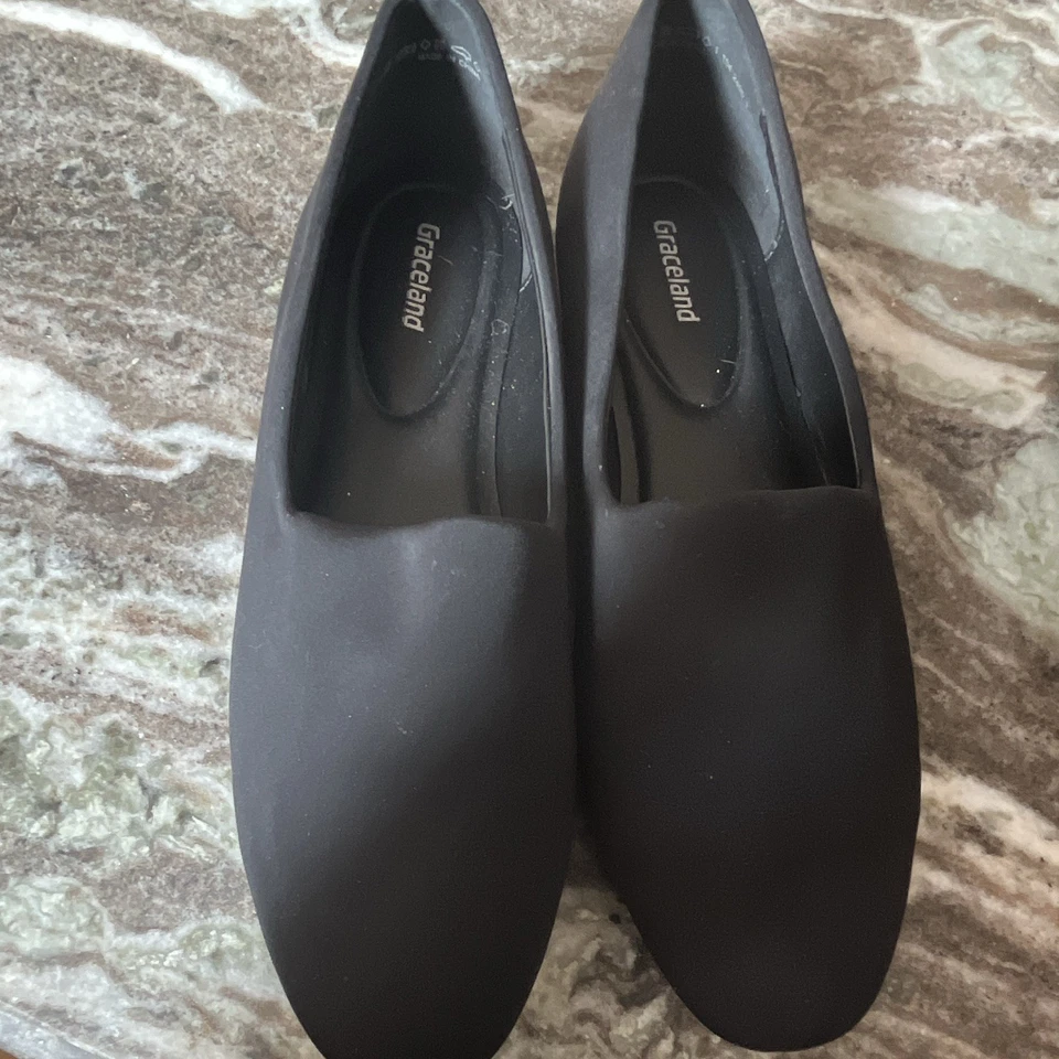 Graceland Damen Slipper Schwarz EU 39 (US 8) Gummi Obermaterial, Standardweite - Bild 3 von 3