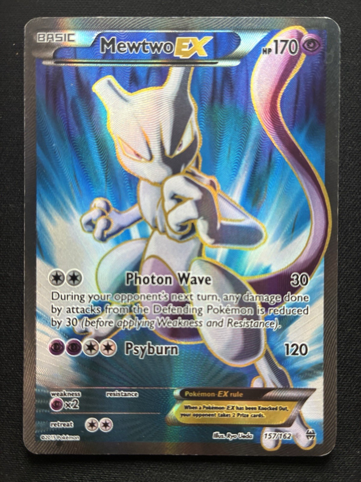 Pokemon: Mewtwo EX 157/162 Full Art Holo BREAKthrough