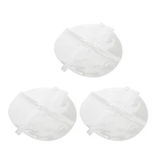  3 Pcs Fan Protective Cover Storage Bag Clear Sleeve Dustproof Hand