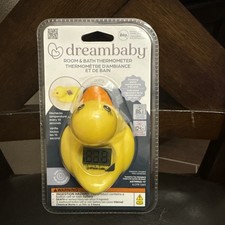 Dreambaby Room and Bath Thermometer Yellow Duck Bath Toy - - BPA Free - NEW