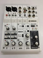 YAMAHA AG06MK2 W 6ch Live Streaming Mixer White AG06 MK2 MKII Used