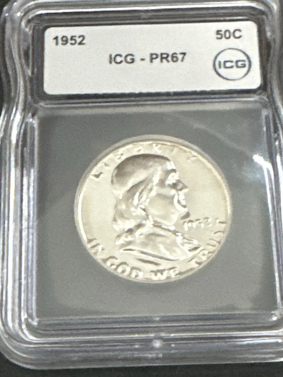 Silver PR 67 Graded Franklin Half Dollars (1948-1963) for sale | eBay