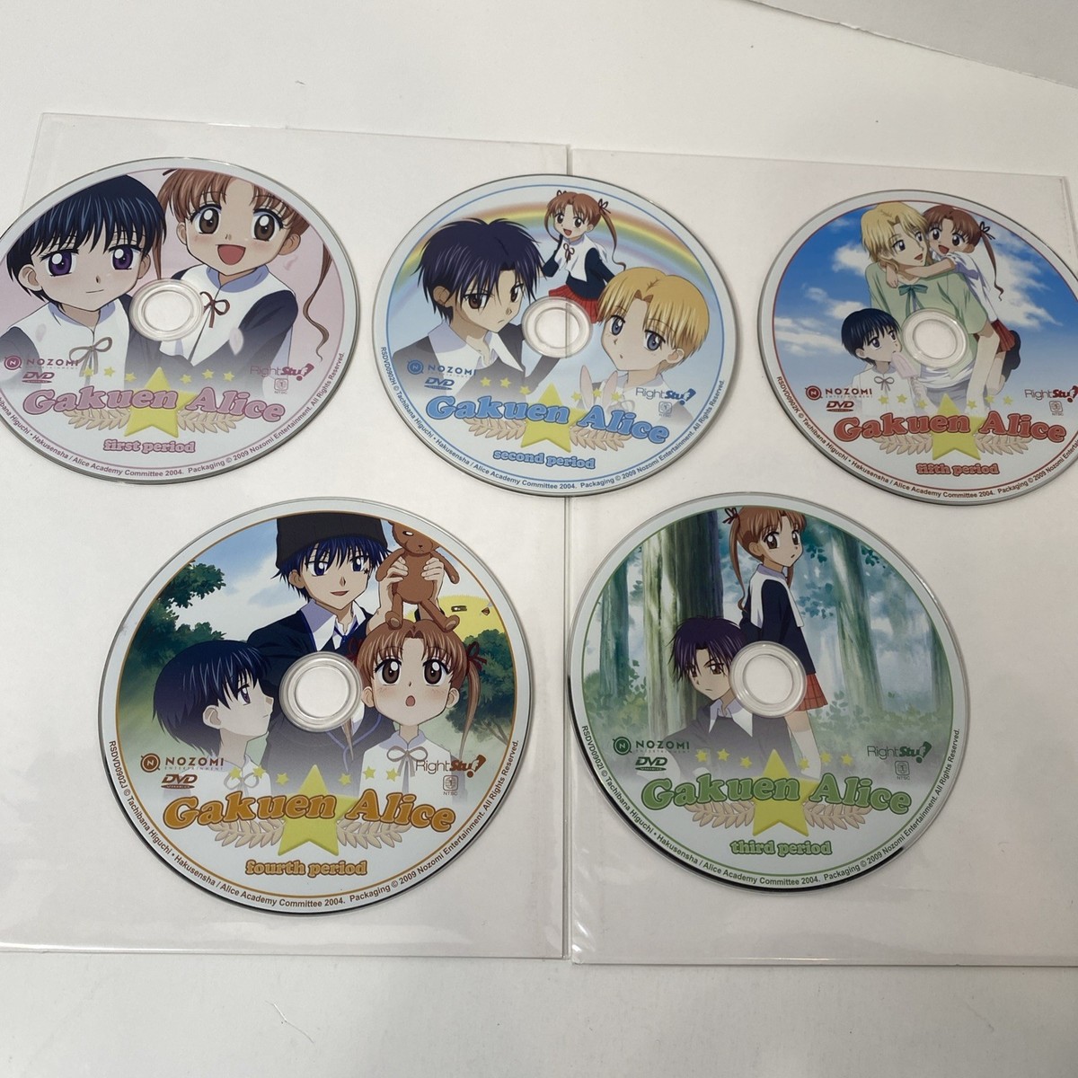 Gakuen Alice - Collection (DVD, 2011, 5-Disc Set) for sale online