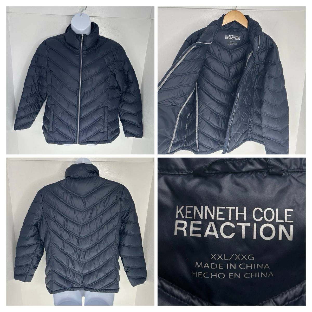 Veste Kenneth Cole Reaction Coupe-Vent Imperméable Femme - Taille 2 - Neuf Sans étiquettes