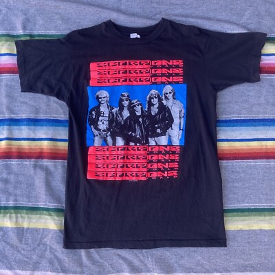 Vtg Scorpions Band 2 side 1991 Tour T Shirt original concert