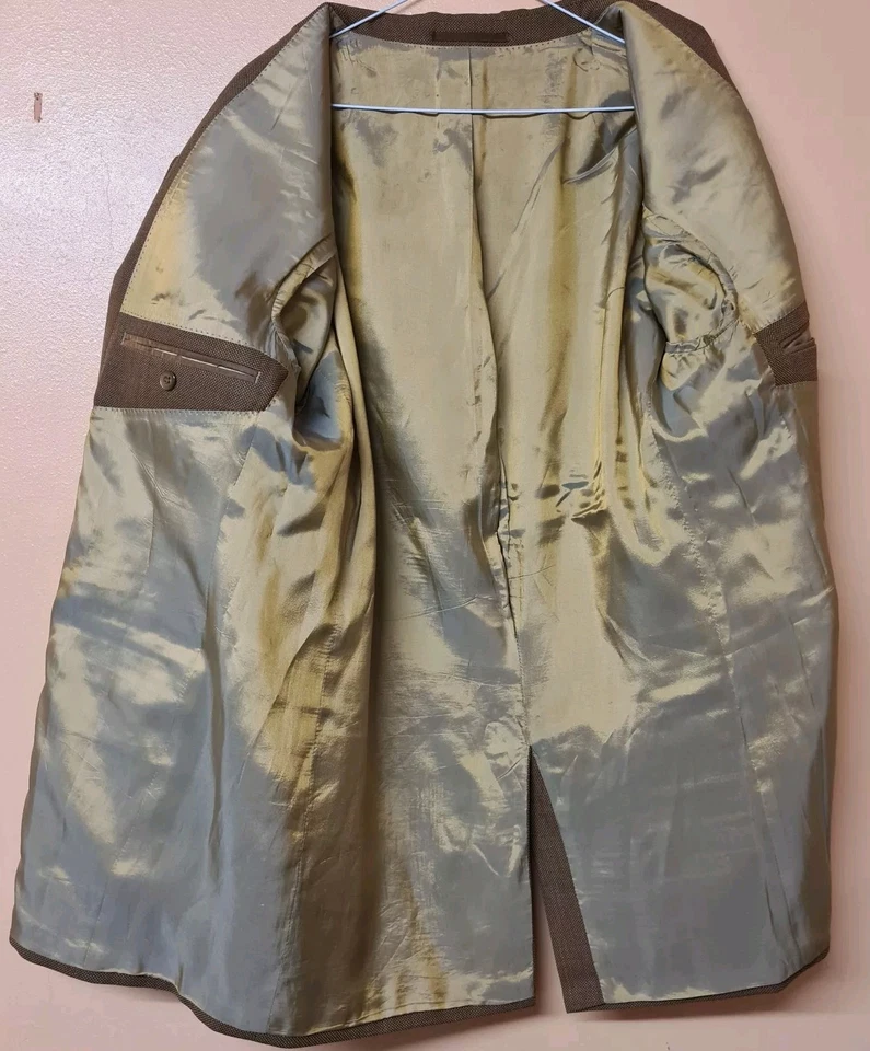 Chaqueta Blazer Carl Gross Marrón Tobias Mezcla Lana Talla 44R Foto 3 de 4