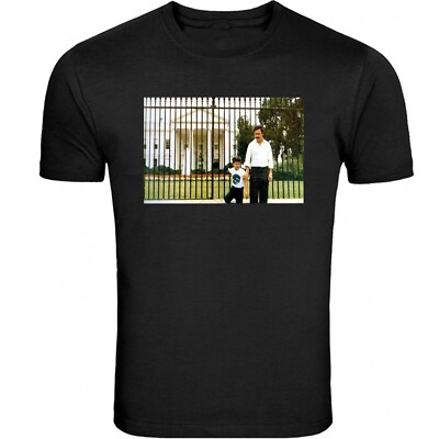 Pablo Escobar with his son Plata o Plomo Columbian Drug T-shirt Narcos S-5XL 