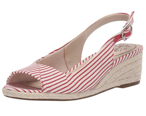 lifestride espadrille wedges closed toe