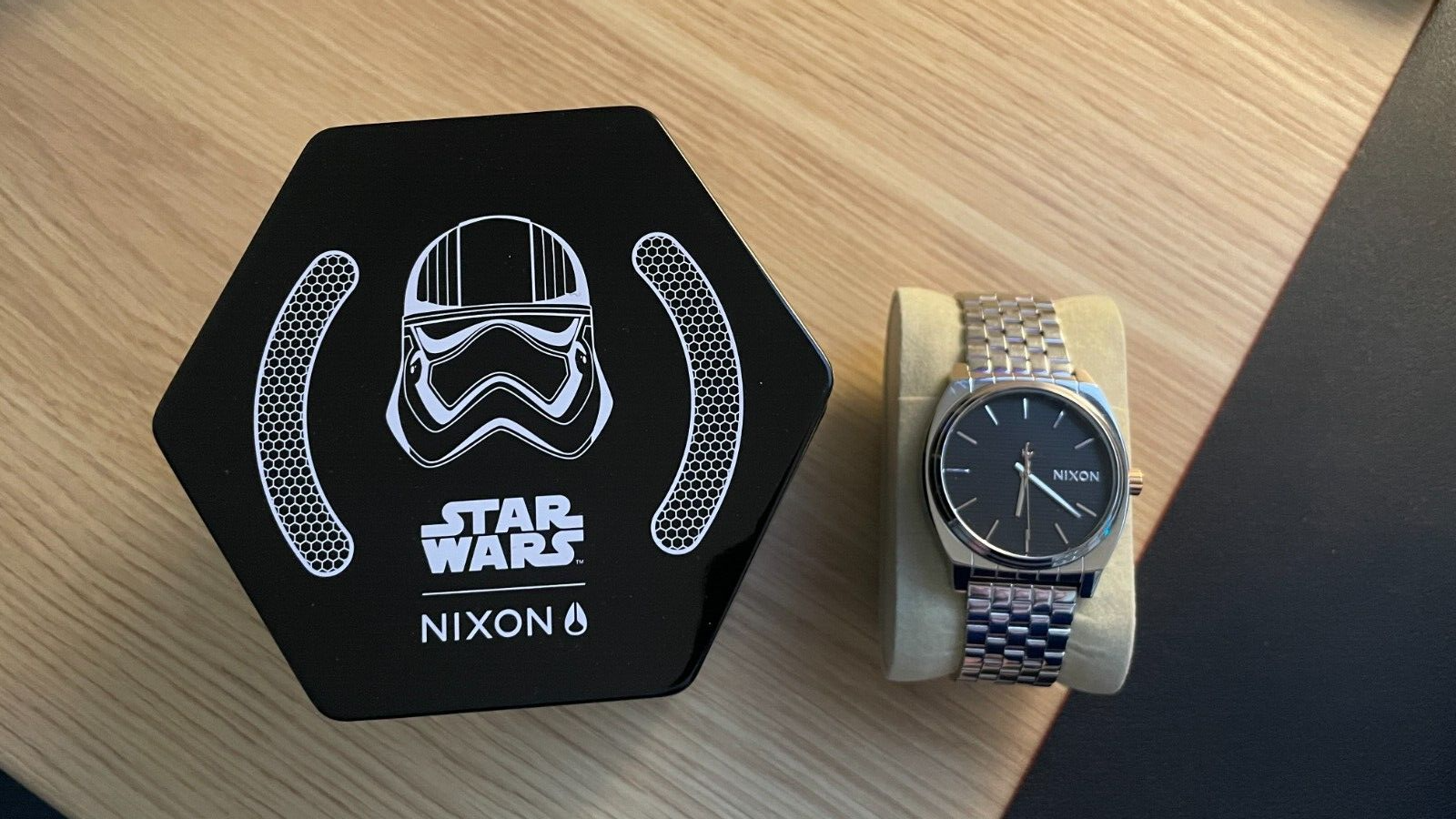 Nixon Men's Time Teller Star Wars Phasma Silver-tone Watch A045SW-2446-00  