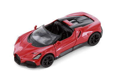 BUGATTI MISTRAL, RED - KINSMART 5460D - 1/36 SCALE DIECAST MODEL TOY CAR