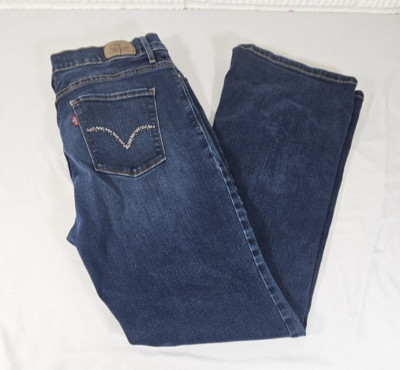 Levi's Women's Perfectly Slimming 512 Bootcut Jeans Size 12M Dark Wash Stretch