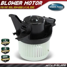 HVAC Blower Motor with Wheel for Fiat	500L 2014 2015-2020 L4 1.4L SOHC 2-Blade