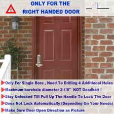 SMART Keyless Door Lock Mechanical Digital Code SECURITY Entry Keypad Stainless 8