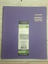 At-A-Glance 2025 Calendar Planner Monthly Matte Purple New Year 70-250X-14 New