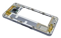 Original Samsung Galaxy A3 2016 SM-A310F Mittel GehäUse Rahmen Tasten Schwarz