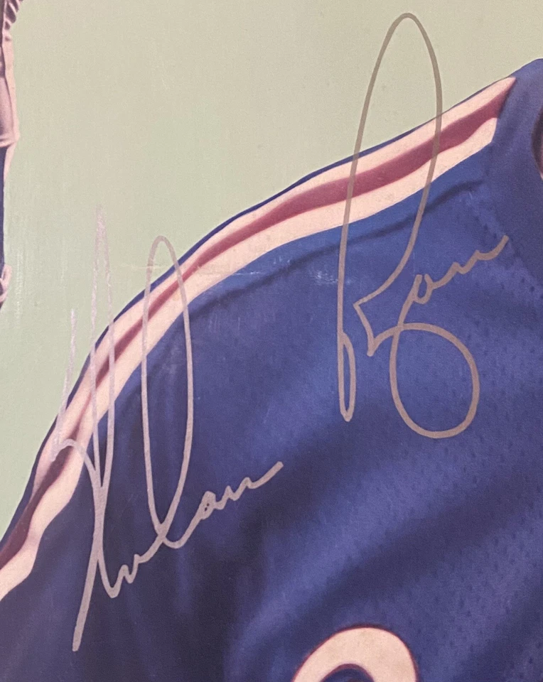 NOLAN RYAN Texas Rangers 1980 US MLB PROMO Cardboard AUTOGRAPHED POSTER Signed - Image 2 of 4