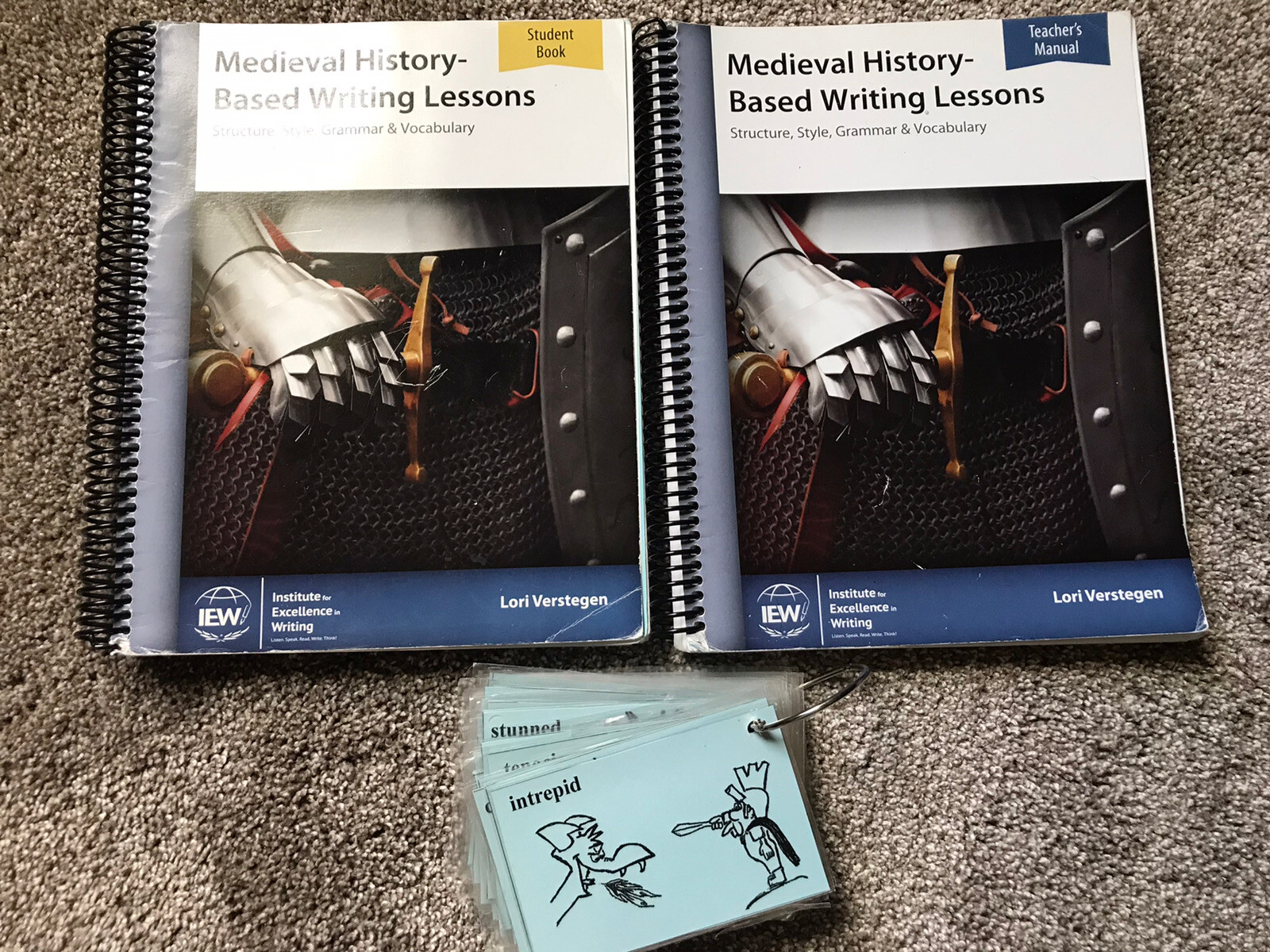 Medieval history based writing lessons by lori verstegen spiral