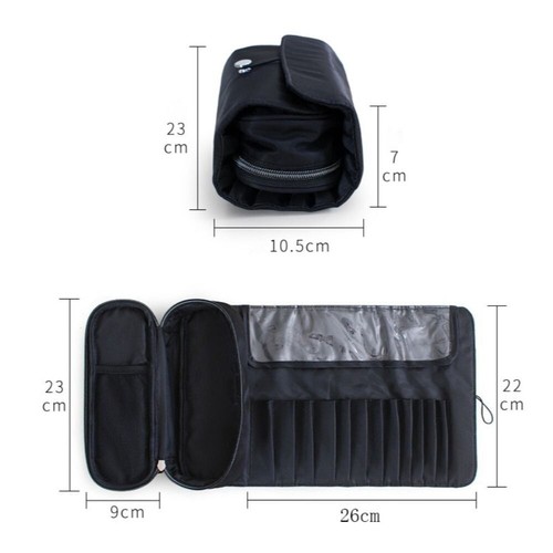 Rolling Bag Makeup Bag Makeup Brush Storage - Afbeelding 2 van 16