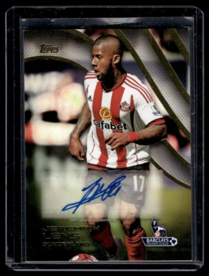 2015-16 Topps Premier Gold Premier Auto #PA-JLE Jeremain Lens Sunderland