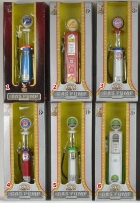 GAS PUMP / Zapfsäule - 1:18 Yat Ming - Auswahl / pick item