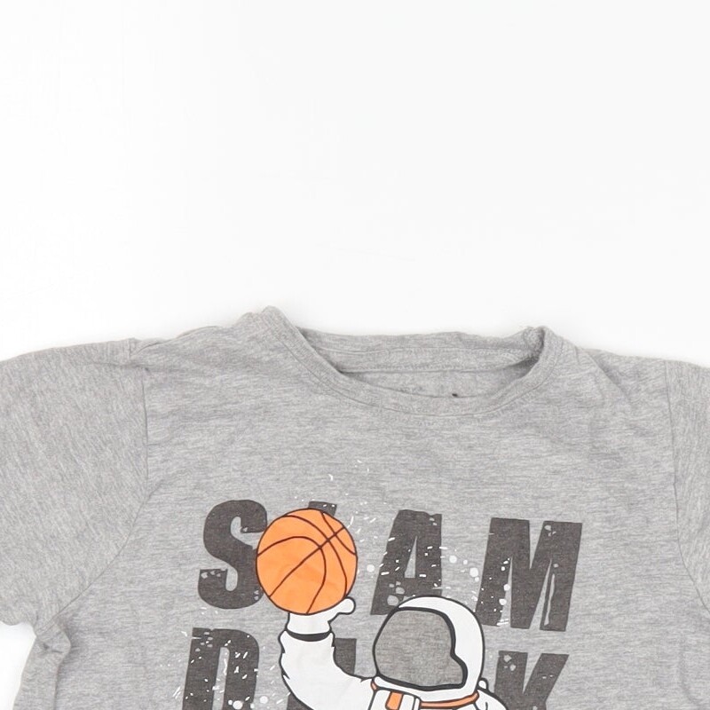 Primark Boys Grey Cotton blend Polo Size 5-6 Years image 5