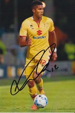 MK DONS HAND SIGNED JORDAN SPENCE 6X4 PHOTO.