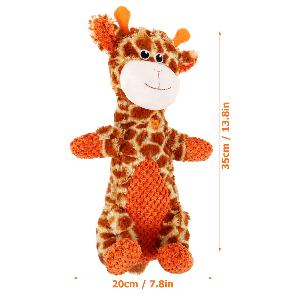 Pet Toy Squeak Plush Doll Toys Giraffe Stuffed Squeaky Bite eBay