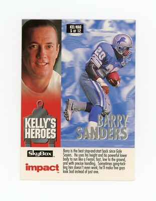 BARRY SANDERS EMMITT SMITH 1993 SkyBox Impact Kelly's Heroes Magic's Kingdom #5