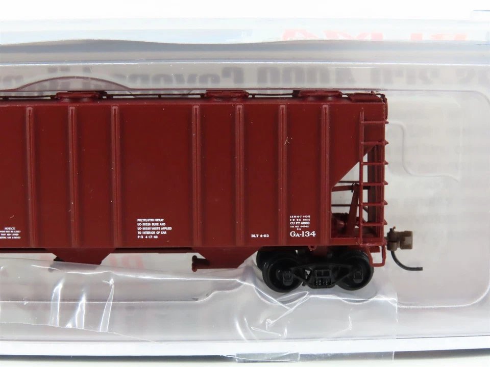 N Scale BLMA Models 11081 ATSF Santa Fe 3-Bay Covered Hopper #301649 - Image 3 of 4