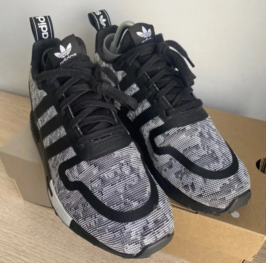 EUC Adidas Multix Core Black White Snake Skin Oreo GZ5477