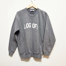 Sub_Urban Riot Log Off Classic Crew Neck Long Sleeve Pullover Sweatshirt Sweater