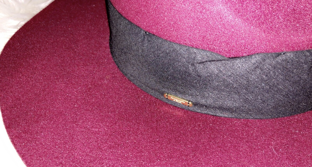 ?ABERCROMBIE & FITCH Burgundy Brim Hat | eBay display picture 1