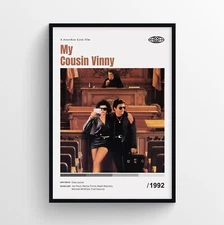 My Cousin Vinny Movie Poster Print, Wall Art - Unframed