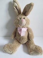 Tesco Easter Bunny Rabbit with Pink Bow 18" Soft Toy Plush