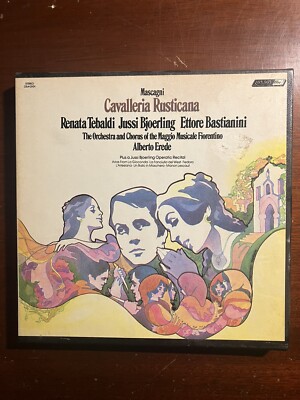 Mascagni Cavalleria Rusticana Alberto Erede Renata Tebaldi Reel To Reel Tape