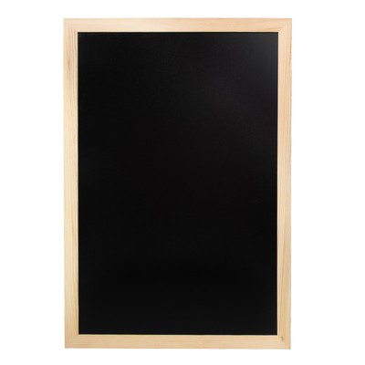 (3-pack)  Cousin DIY Black Chalkboard with Natural Unfinished Wood Frame,