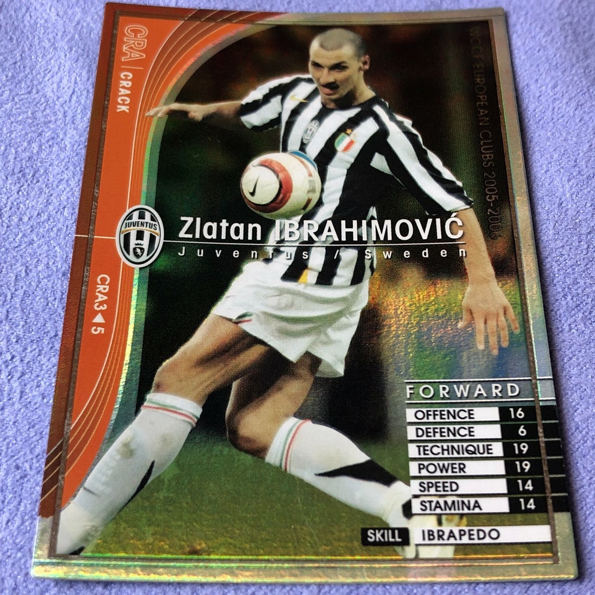 WCCF FW 黒カード 大放出！ WCCF 2005-2006 - Panini - FW CRA3/5 Zlatan IBRAHIMOVIC - Juventus