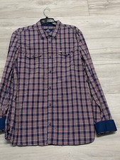 Buffalo David Bitton Mens Multicolor Plaid 2 Pockets L/S Shirt Size XL NWT