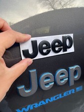 1 One 5-14 Jeep Wranglergladiator Fender Emblem Black