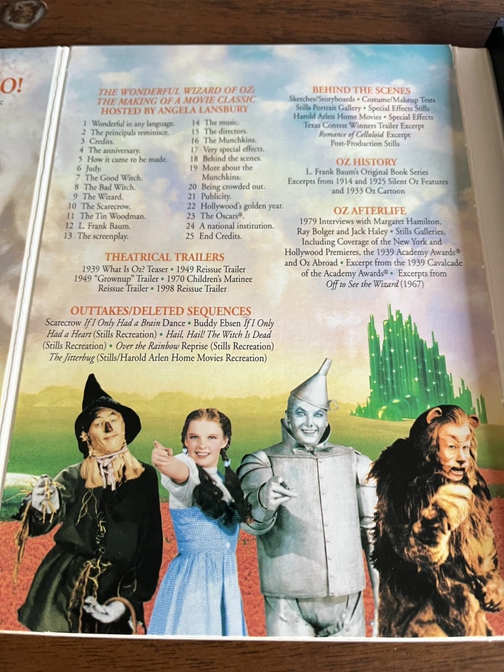 THE WIZARD OF OZ (DVD) ORIGINAL SNAP CASE REMASTERED CLASSIC MUSICAL  - Image 4 of 4