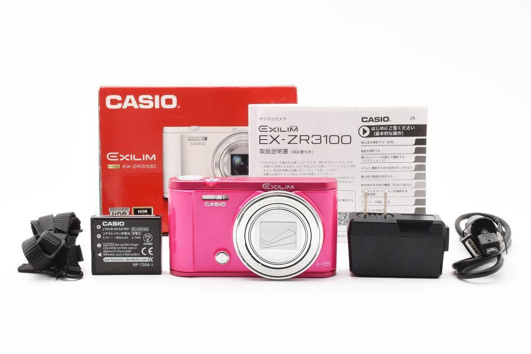 CASIO EXILIM EX-ZR3100 pink English Language compact digital 