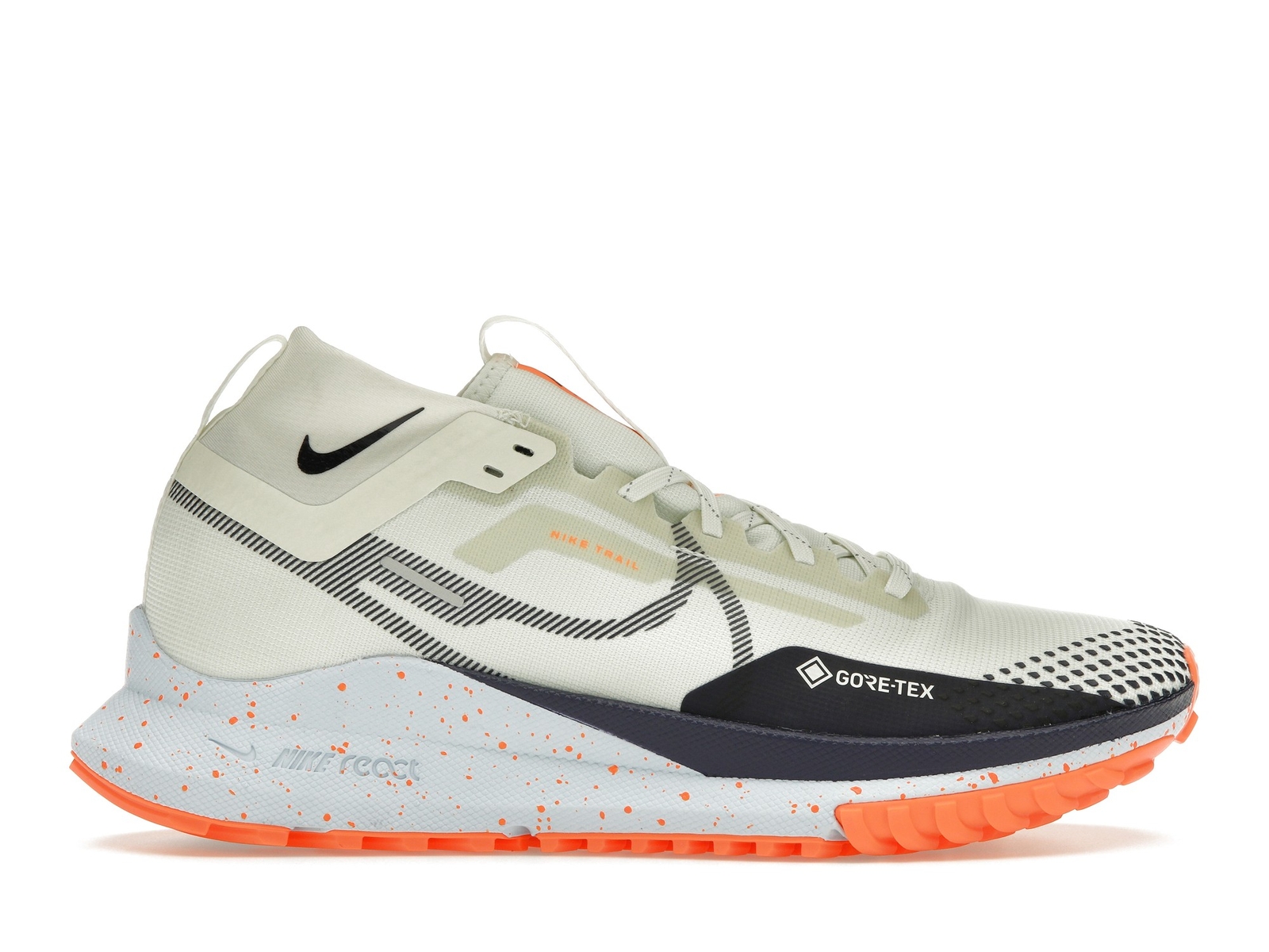 Кроссовки Nike React Pegasus Trail 4 GORE-TEX Low Sea Glass Total Оранжевые - DJ7926-004