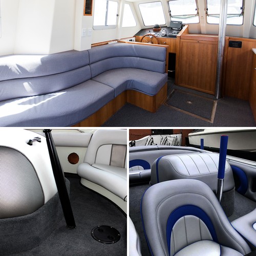 2m²Automotive Yacht Floor AntiSlip Carpet Underlay Easy Installation dark grey - Picture 4 of 12