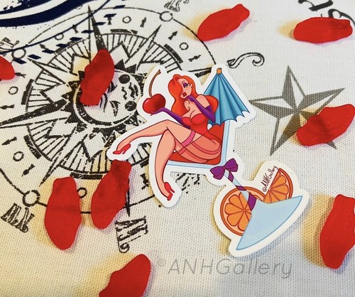 Jessica Rabbit Disney Who Framed Roger Rabbit Sticker Bundle Set - Picture 2 of 4