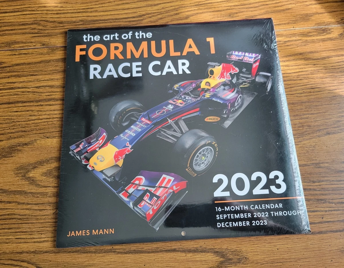 the-art-of-formula-1-race-car-16-month-calendar-wall-desk-book-new-sealed-ebay