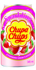 CHUPA CHUPS Strawberry Cream Flavor Sparkling Drink Soda Lemonade 345ml